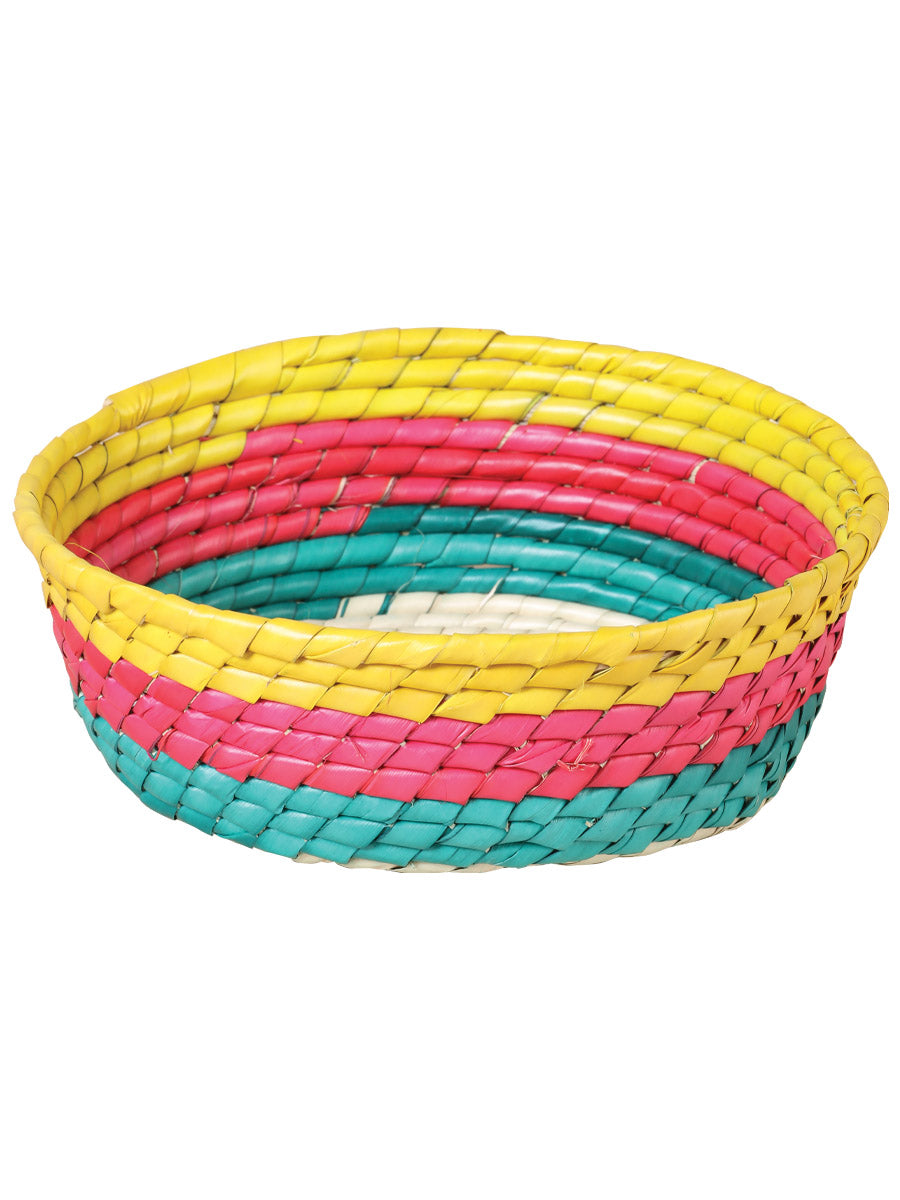 Artisanal Tortilla Warmer 100% Palm Leaf in Multicolor