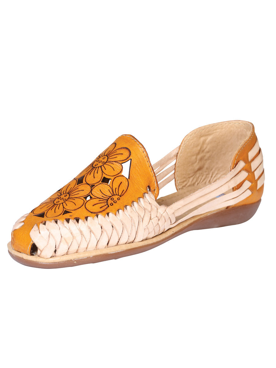 Artisanal Mexican Sandals Leather in Natural