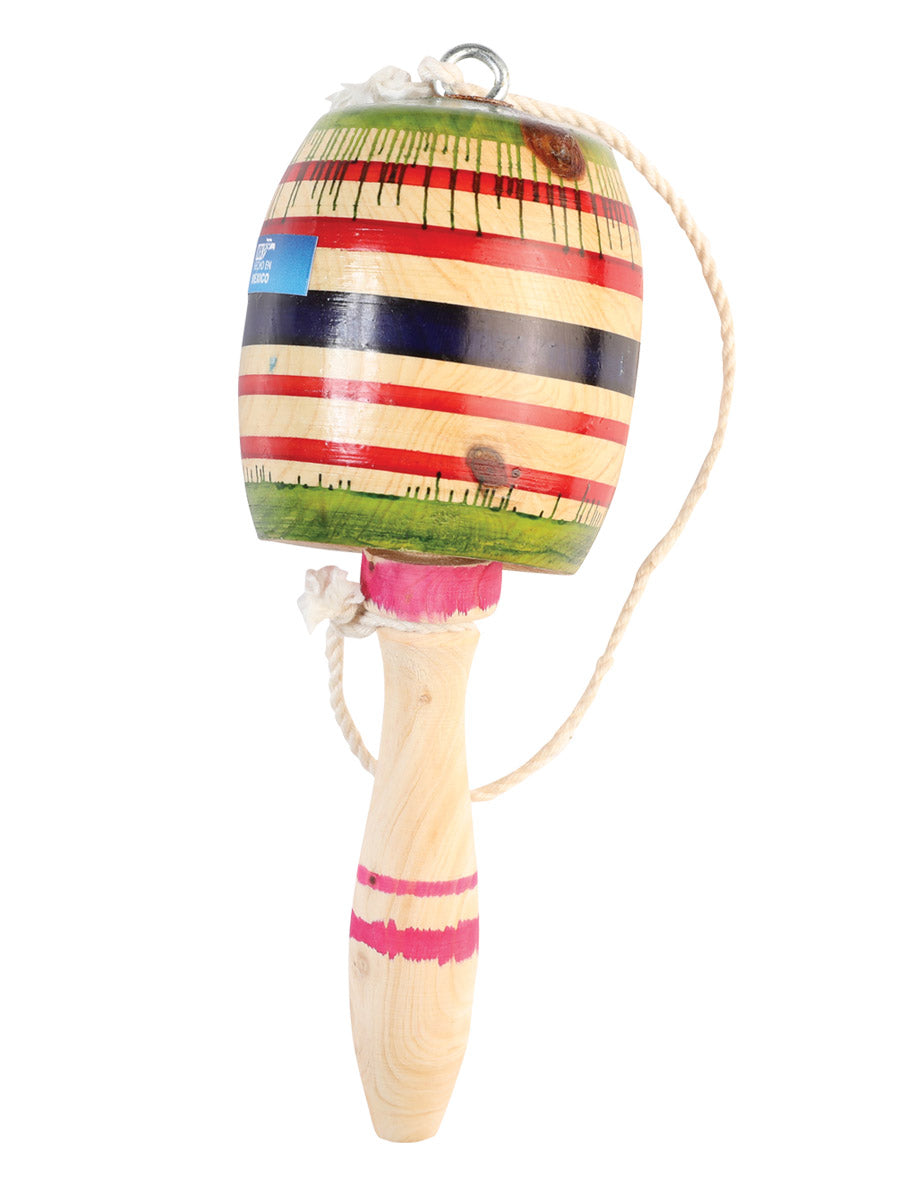 Mexican Artisanal Toy Balero — Wood in Multicolor