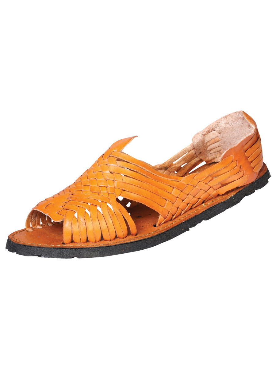 Mexican Artisanal Sandals Leather in Shedron
