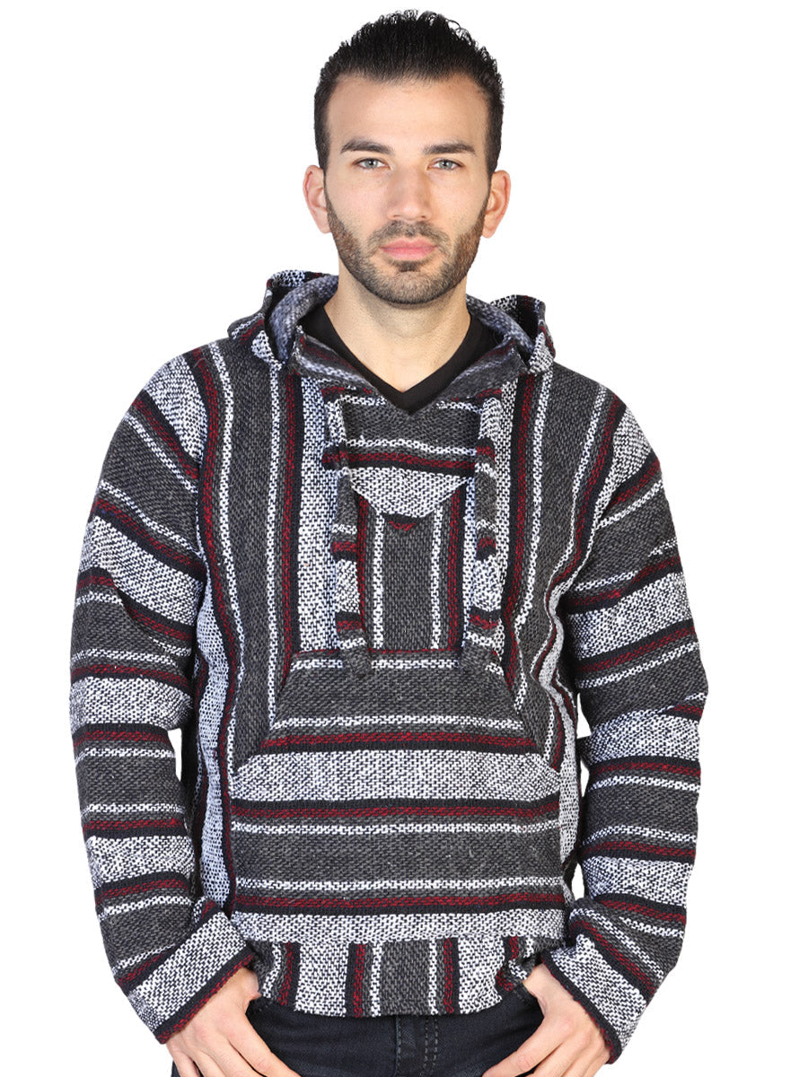 Sweatshirt Artisanal Jerga 100% Acrylan in Gray