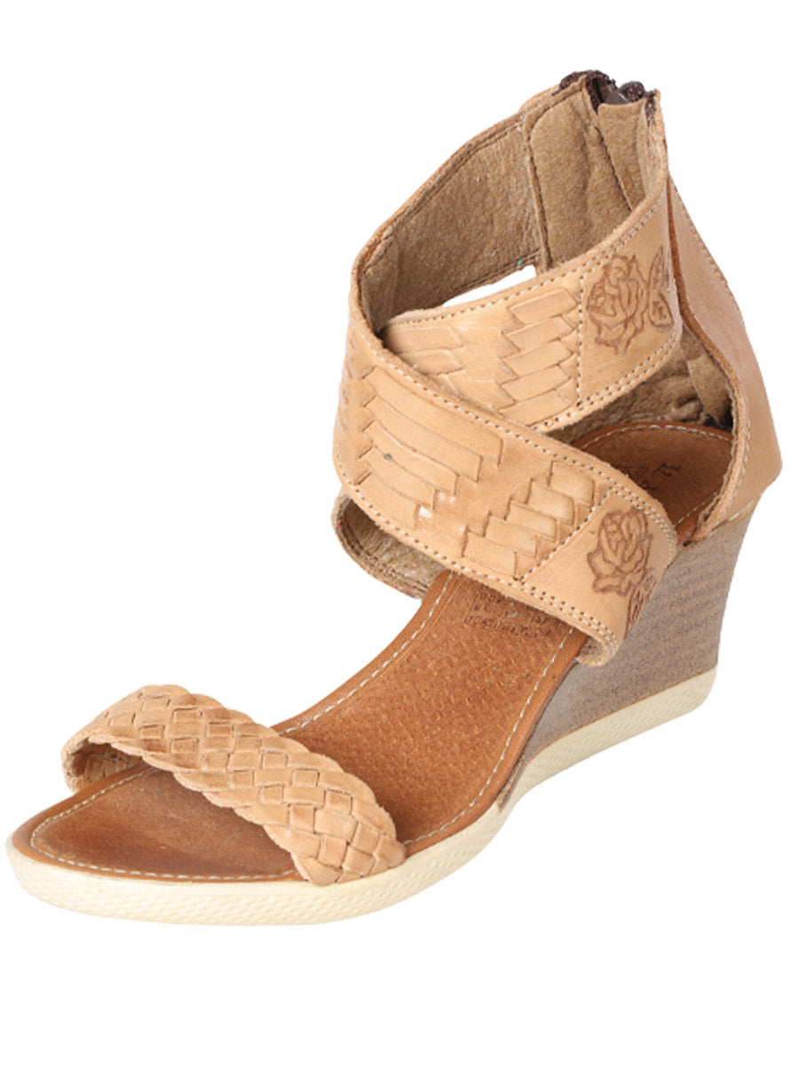 Mexican Artisanal Sandals Leather in Tan