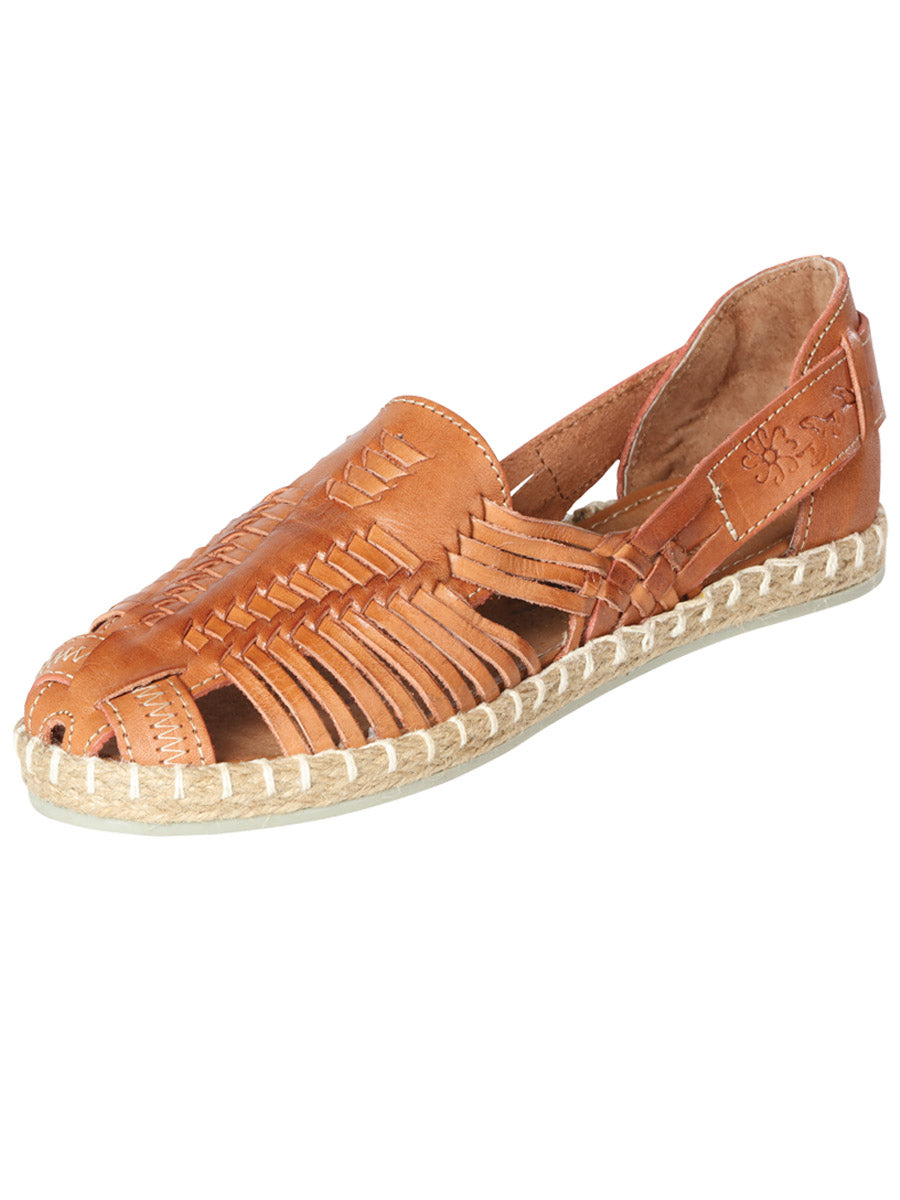 Mexican Artisanal Sandals Leather in Cinnamon