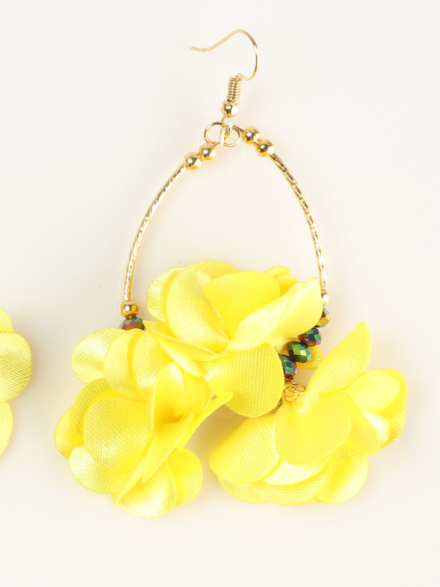 Mexican Artisanal Earrings in Yellow