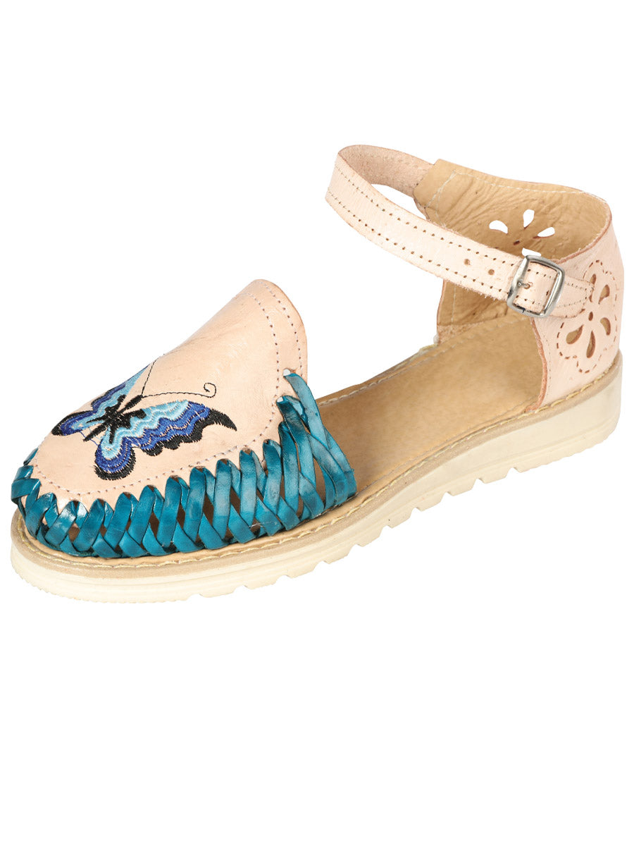 Mexican Artisanal Sandals Leather in Natural