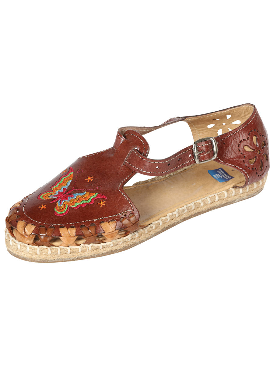 Mexican Artisanal Sandals Leather in Brown