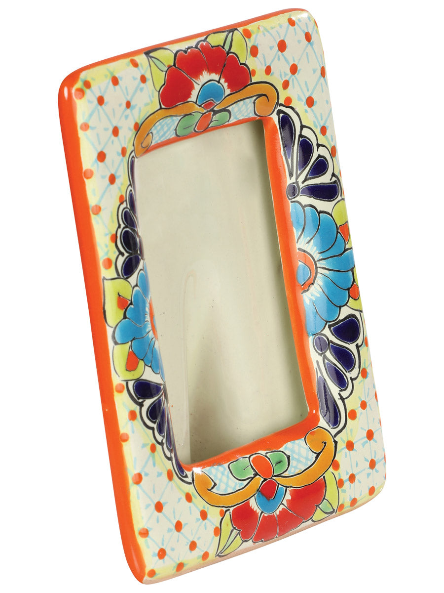Artisanal Decorative Photo Frame — Talavera in Multicolor