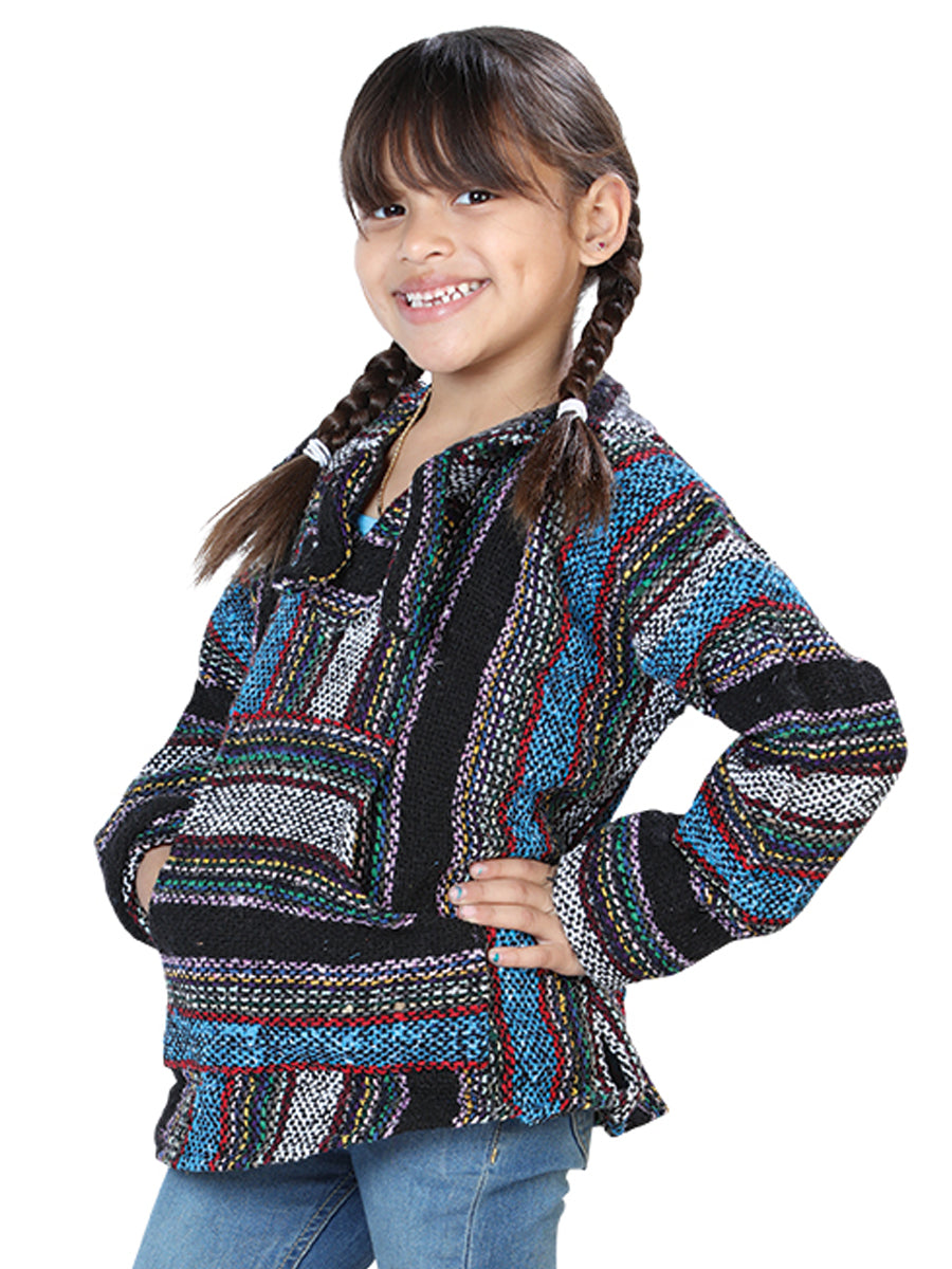 Artisanal Jerga Sweatshirt 100% Acrylic in Multicolor