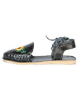 Mexican Artisanal Sandals — Leather in Black