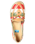 Mexican Artisanal Sandals Leather Tricolor