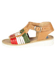 Artisanal Mexican Sandals — Leather in Tricolor