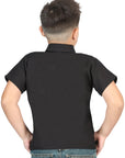 Mexican Artisanal Embroidered Shirt 100% Cotton in Black