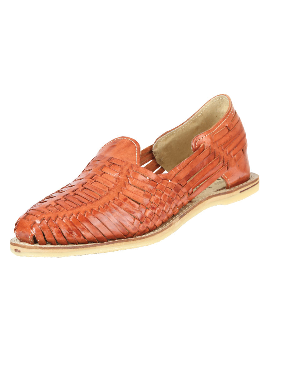 Mexican Artisanal Sandals Leather in Shedron
