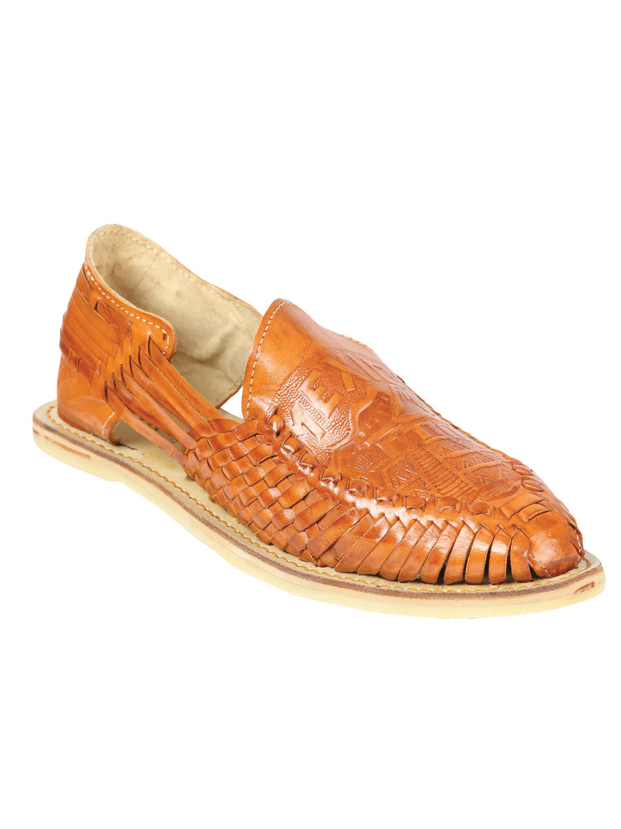 Mexican Artisanal Sandals Leather in Tan