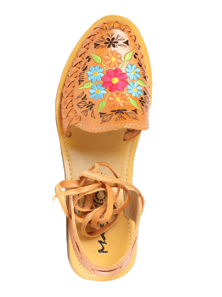 Mexican Artisanal Sandals — Leather in Honey