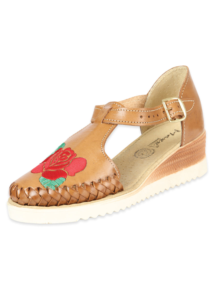 Mexican Artisanal Sandals Leather in Cinnamon