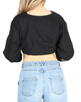 Artisanal Embroidered Torera 100% Cotton in Black