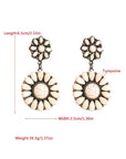 Daniela Flower Shape Stud Earrings