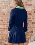 Elsie Ruffle Hem Mini Dress