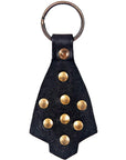 Hand Tooled Leather Key Chain Ring Handcraft Handmade Hilason