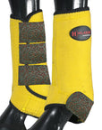 HILASON L M S Horse Rear Hind Leg Sport Boots Printed Hind Rear Leg Boots