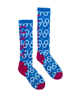 High Maintenance Cowgirl Sky Blue Performance Socks - Everest RanchHigh Maintenance Cowgirl Sky Blue Performance SocksWomen's Mid-Calf SocksLane Boots