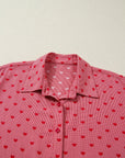 Charlie Sleeve Loose Valentine Shirt