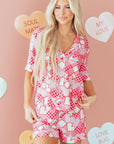 Rhea Heart Print Shirt