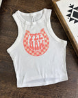 Yeehaw Horseshoe Cropped Tank