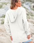 Mara Shoulder Exposed Seam Hoodie
