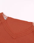 Karina Eyelet thermal Knit Top