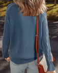 Aria Knit Sleeve Casual Sweater