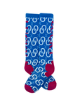 High Maintenance Cowgirl Sky Blue Performance Socks - Everest RanchHigh Maintenance Cowgirl Sky Blue Performance SocksWomen's Mid-Calf SocksLane Boots