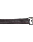 63' Horze Elite Horse Nylon Stirrups Leather Pair W/ Solid Ss Buckle Dark Brown