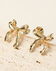 Chloe Design Plated Studded Earrings