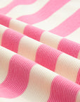 Stripe Cap Sleeve T-Shirt Dress