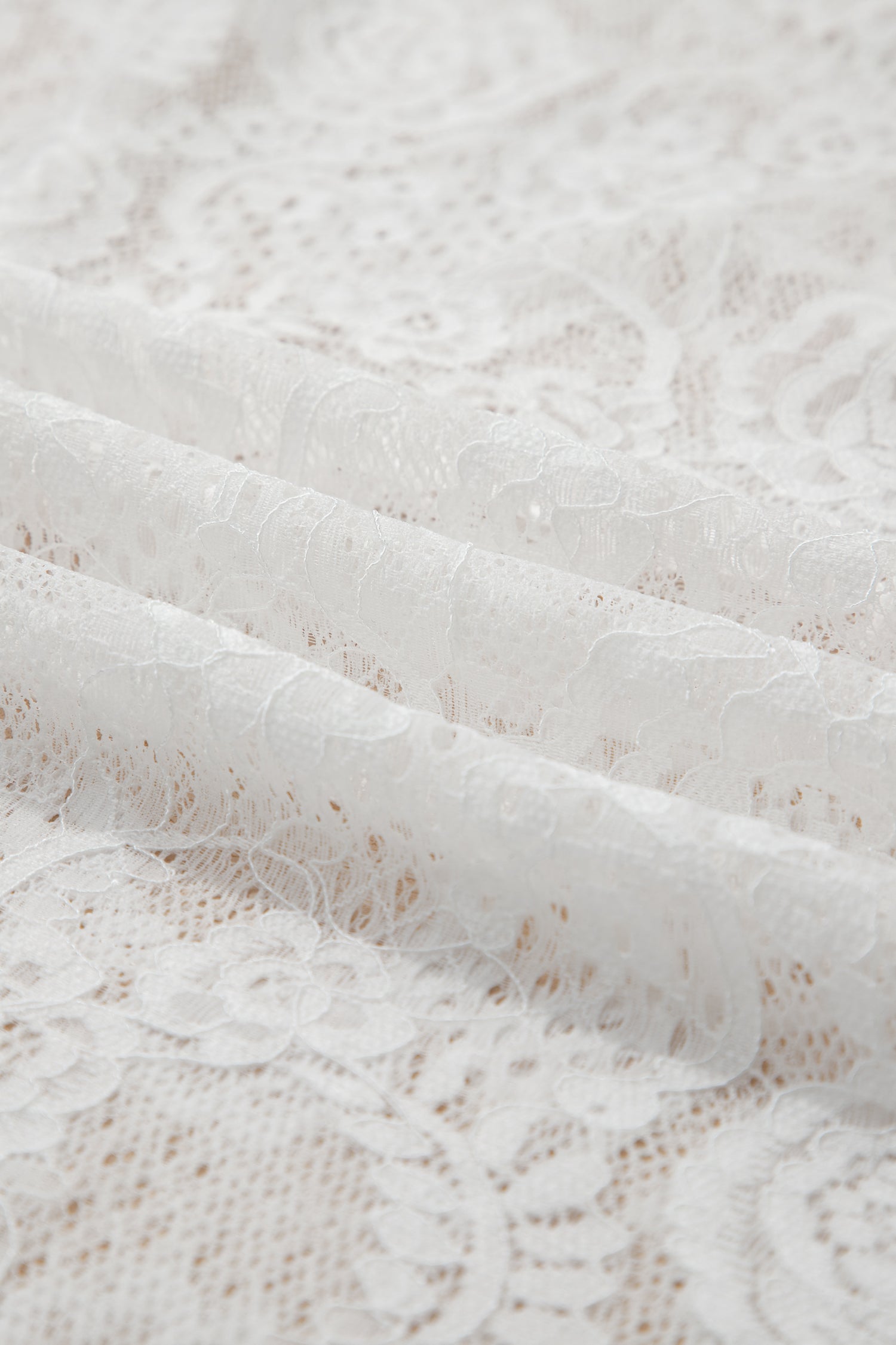 Floral Lace Tie Spaghetti Straps Maxi Dress