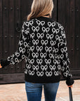 Elizabeth Shoulder Zipped Collar Sweater