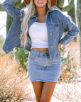 Ella Wind Washed Oversize Jacket