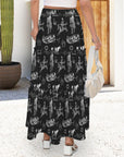 Baha Ranch Ranch Life Western Tiered Prairie Maxi Skirt