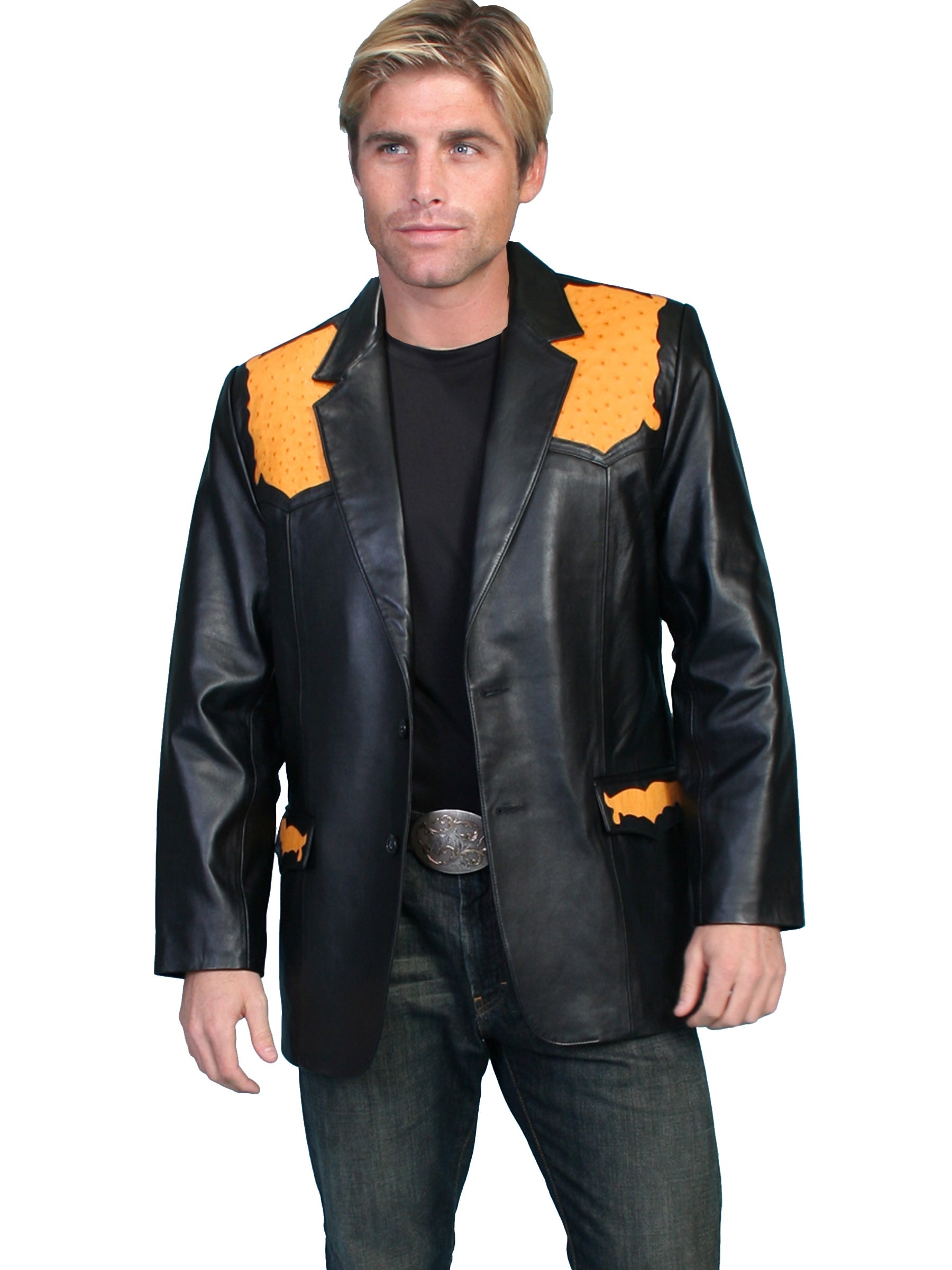 Ostrich Trimmed Blazer - 650