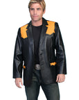 Ostrich Trimmed Blazer - 650
