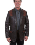 Ostrich Trimmed Blazer - 650