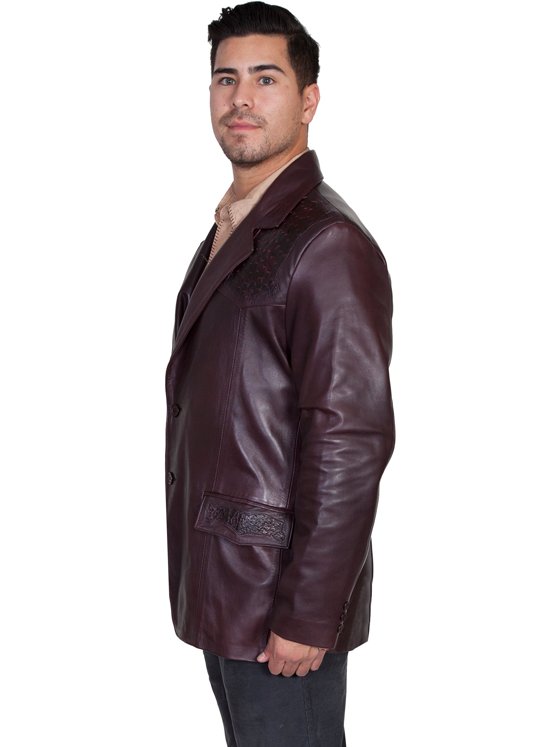 Ostrich Trimmed Blazer - 650