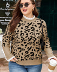 Halle Lacy Trim Cuffed PLUS Sweater