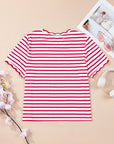 Royalty Scalloped Trim T Shirt