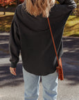 Waffle Knit Patchwork Half-Zip Sweatshirt