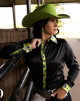 CHECKMATE SATIN PERFORMANCE RODEO SHIRT