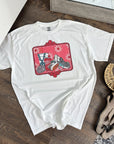 DP & Turquoise TEE or CREWNECK