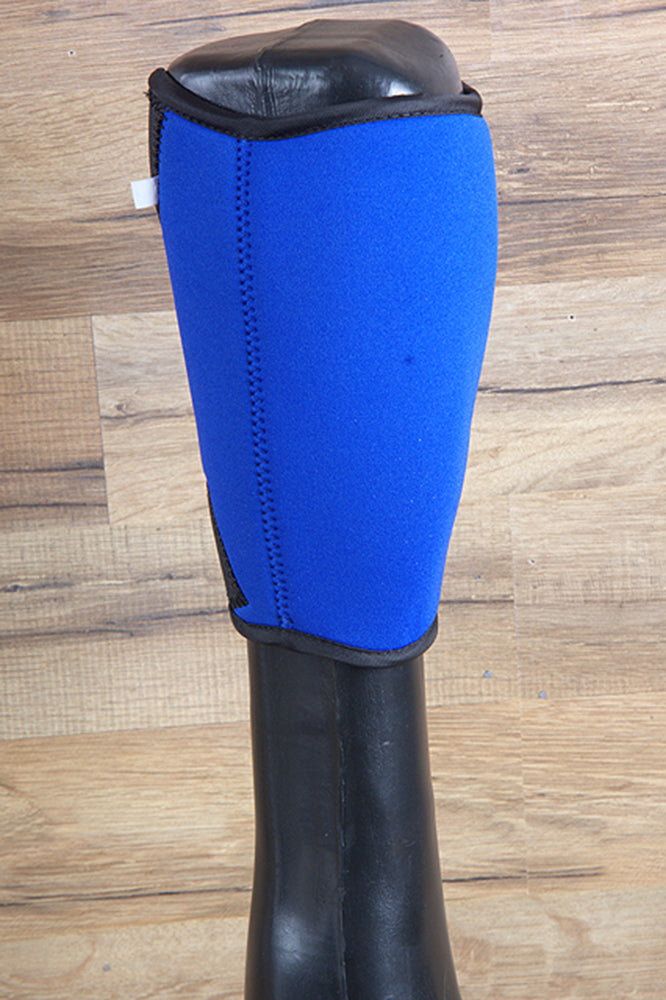 Hilason Western Horse Tack Neoprene Knee Leg Medicine Boots Blue
